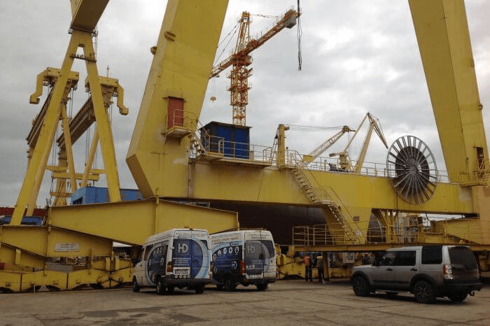 Blocking System for Crane