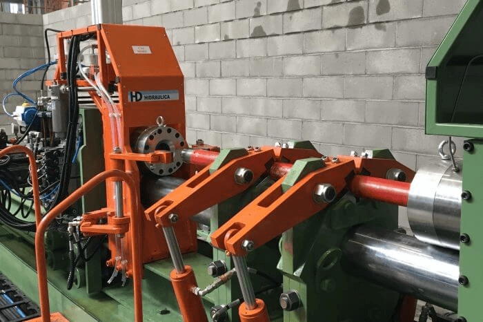 Hydrostatic Test Bench for Pipes